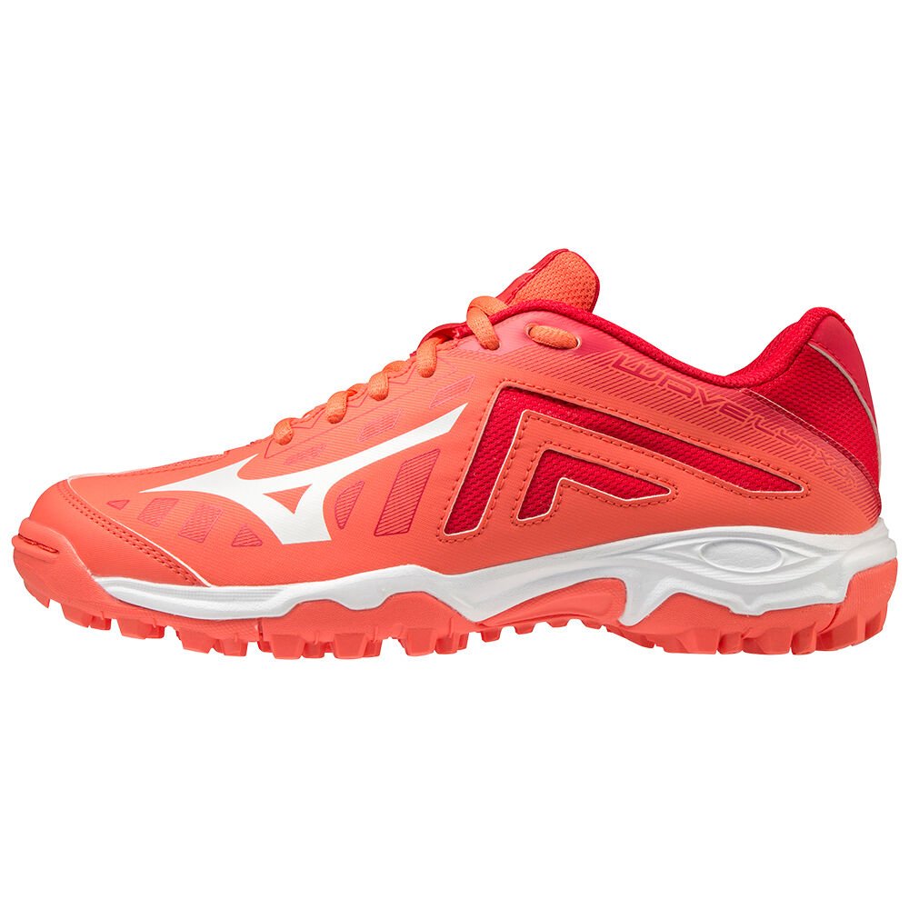 Mizuno Wave Lynx Férfi Teremcipő Korall/Fehér JHZ240913